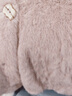 香影毛毛外套女环保皮草2025冬季新款粉色巨好看短款毛绒皮毛一体 粉色 S 实拍图