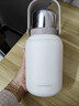 乐扣乐扣（LOCK&LOCK）大容量不锈钢保温壶保温保冷水壶户外旅行运动水壶带提手1L白色 实拍图