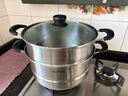 苏泊尔SUPOR 蒸锅真味鲜不锈钢双层复底蒸鱼锅汤锅蒸笼·赠蒸片EZ26BS12 实拍图