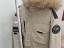 京东京造【进口极寒95鹅绒服】羽绒服男外套女冬季新款中长款 卡其色 S 实拍图