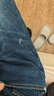真维斯（Jeanswest）牛仔裤男修身2026春季简约时尚潮牌休闲通勤小脚长裤子男深蓝色32 实拍图