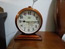 康巴丝（Compas） 座钟欧式复古钟表台式客厅摆件台钟创意卧室床头时钟大号石英钟 实拍图