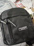 【运动胸包】跑步包男休闲斜挎包手机包防泼水健身包男女通用 黑色 实拍图