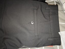 京东京造【加绒加厚】加绒裤子男冬季休闲裤西裤男服装易打理男裤 黑色S 实拍图