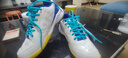 尤尼克斯YONEX羽毛球鞋yy入门级训练减震动力垫男女SHB101CR 白/蓝39码 实拍图