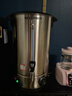 三鼎电热烧水桶开水桶304不锈钢商用大号煮草药凉茶奶茶水桶控温绿豆汤桶保温月子桶防干烧开水器 双层保温开水桶 约30斤 实拍图