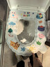 雅高EVA防水马桶坐垫秋冬季加厚保暖厕所坐便圈套四季通用 云朵卡通款 实拍图