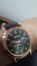 【网红爆款】商务腕表石英运动表休闲皮带男女手表 黑色 实拍图