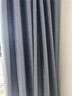 水星家纺免打孔窗帘遮光卧室全遮光布杆子全套飘窗遮阳帘5.0x2.7m蓝色 实拍图