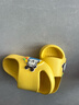巴布豆儿童拖鞋男女童宝宝软底居家浴室夏季凉拖鞋 黄色 150码 实拍图