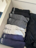 浪莎男士内裤男平角裤7A级抑菌棉质舒适透气中腰四角短裤头4条装 实拍图