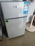志高（CHIGO）小冰箱迷你小型家用冷藏冷冻两用宿舍出租房用双门办公室电冰箱节能省电 【店长推荐】48L银色【三天约一度电】 实拍图