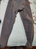南极人保暖裤男士双层护膝贴片加厚打底裤保暖下装单件棉裤浅麻灰XL 实拍图