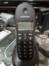 摩托罗拉（Motorola）数字无绳电话机 无线座机 子母机单机 有背光 才清晰 办公家用 来电显示 三方通话 C1001XC(黑色) 实拍图