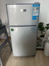 志高（CHIGO）小冰箱迷你小型家用冷藏冷冻两用宿舍出租房用双门办公室电冰箱节能省电 【一级能效】58L银色【三天约一度电】 实拍图
