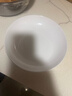 瓷侠客盘子菜盘家用白色骨瓷餐具碟子陶瓷餐盘套装骨碟饺子盘深盘饭盘 8英寸常用菜盘（6个装） 20.6cm 实拍图