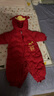 巴拉巴拉婴儿连体衣羽绒服宝宝男童女童2025新款冬装外出哈衣爬服造型拜年 实拍图