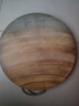 厨帮宝黄铁木砧板刀板砧板莱板实木家用抗菌防霉菜墩圆形案板粘板占板 【1人】提手款33*4cm 实拍图