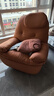 京东京造海豚椅单人沙发 客厅小户型懒人摇摇椅沙发床 手动款橙 实拍图