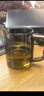 泥也泡茶杯玻璃水杯耐热高硼硅喝茶杯透明木把防烫手家用绿茶杯 实拍图