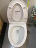 恒洁（HEGII）马桶 家用虹吸式大冲力坐便器 速冲节水防臭 静音降缓盖板 包安装 【三坑距】一级水效HC0513PT 350坑距（适用345-390mm） 实拍图