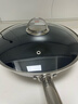 三禾0涂层炒锅无涂层不粘锅电磁炉通用304不锈钢钛炒菜锅30cmLC30S11 实拍图