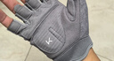 Keep 健身手套男女立体掌垫版 哑铃器械护腕力量训练耐磨防滑 碳灰L 实拍图