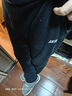 安踏加绒保暖运动裤男士直筒卫裤秋季针织户外跑步长裤平口休闲裤 实拍图