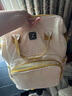 十月结晶妈咪包上班旅行双肩包多功能大容量母婴包时尚手提背包30L 缃叶黄 实拍图