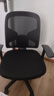 得力（deli）4900S 人体工学靠背办公椅/电脑椅/职员椅 可升降转椅舒棉坐垫 黑 实拍图