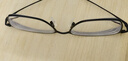 依视路（ESSILOR） 钻晶系列高清耐磨防蓝光近视超薄镜片专业配度数眼镜架男女镜框 金属-全框-2062GY-透明灰 镜框+依视路A4防蓝光1.60现片 实拍图