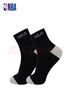 NBA袜子男士秋冬吸汗休闲运动袜男抗菌防臭亲肤无骨精梳棉中筒袜6双 实拍图