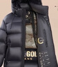 高梵黑金鹅绒服先锋4.0五格男女同款短款冬季时尚羽绒服外套 黑色 M 实拍图