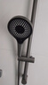 增压花洒喷头超强加压浴室家用浴霸淋浴头大出水量莲蓬头 【枪灰】喷头+1.5米软管+支架 实拍图