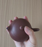 京东京造 宜兴紫砂壶 手工【原矿紫泥】煮茶泡茶壶茶具 西施壶210ml 实拍图