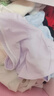 有棵树【元气紫】A类婴儿棉内裤女纯棉10A抗菌桑蚕丝裆高弹运动风三角裤 实拍图