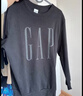 盖璞（GAP）男女装2025秋季新款印花logo抓绒圆领卫衣合身上衣美版542214 黑色 542214 S 美码 M亚洲码175/92A 【偏大，建议拍小一码】 实拍图