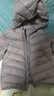 鸭鸭（YAYA）儿童轻薄羽绒服短款小童中大童连帽男女童2023秋冬洋气童装外套 格调紫 160 实拍图