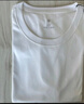 京东京造【液氨抗皱】t恤男短袖男士t恤纯棉白小T衣服 白色 M 实拍图
