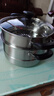 美厨（MAXCOOK）不锈钢蒸锅  26CM二层复底 燃气炉电磁炉通用 实拍图