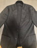 优衣库男装女装绒面针织茄克/西装外套夹克481006 08 深灰色 M /170/92A 实拍图