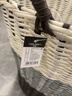 优勤（YOUQIN） 脏衣篮仿藤编脏衣篓脏衣服收纳筐家用衣篓放衣框衣物收纳神器 【新款日式】灰棕白-高34cm 实拍图