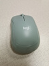 罗技（Logitech）M221 轻音鼠标 无线鼠标 办公鼠标 对称鼠标 带无线微型接收器 薄荷绿 实拍图