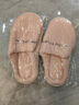 2025新款秋冬季保暖防滑棉拖鞋情侣款家居室内外穿毛茸男女士拖鞋 粉色【爆款加绒加厚】 36-37 【适合35-36脚穿】 实拍图