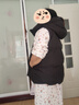 鸭鸭（YAYA）羽绒马甲女外穿2025新款亲子装时尚韩版宽松潮流休闲保暖坎肩HF 黑色 M （170） 成人装 实拍图