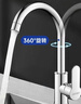 JOCBO【德国】厨房水龙头冷热双温二合一全铜 360°旋转洗菜盆龙头 增压防溅【电镀银】厨房冷热龙头 赠80CM原装进水管*2 实拍图