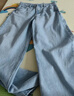 优衣库常规款女装男装宽松廓形牛仔裤/弯刀镰刀裤子479000 482280 479000/62粉蓝色 27 /160/68A 实拍图