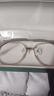 策视明超轻茶色大框显瘦眼镜女近视可配度数素颜神器多边形眼睛镜架 栗子浅茶 0度防蓝光 实拍图