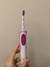 欧乐B电动牙刷成人送男士女士情侣实用新人生日2D声波小圆头旋转充电式软毛刷头D12两支装新年礼物 实拍图