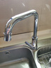 九牧（JOMOO）厨房水龙头7字型洗菜盆龙头可旋转水槽龙头冷热双控银色33186 实拍图